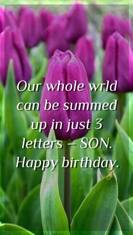 little son birthday wishes